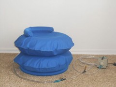 Personal Cushion Lift, Made In USA, New inflatable lifting chair for the floor