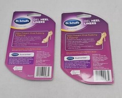 Dr Scholl’s Gel Heel Liners, 1 Pair (2 Pack)