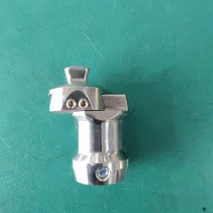 Prosthetic 75mm Pyramid Sliding Double Connector Stainless Steel Adapter