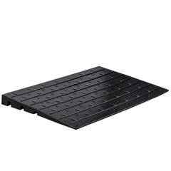 Anti-Slip Rubber Threshold Ramp for 2.5″ Doorway Indoor Outdoor Use 2200lbs