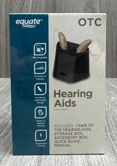 Equate OTC Rechargeable Hearing Aid Model JH-D26AT – (NEW SEALED)
