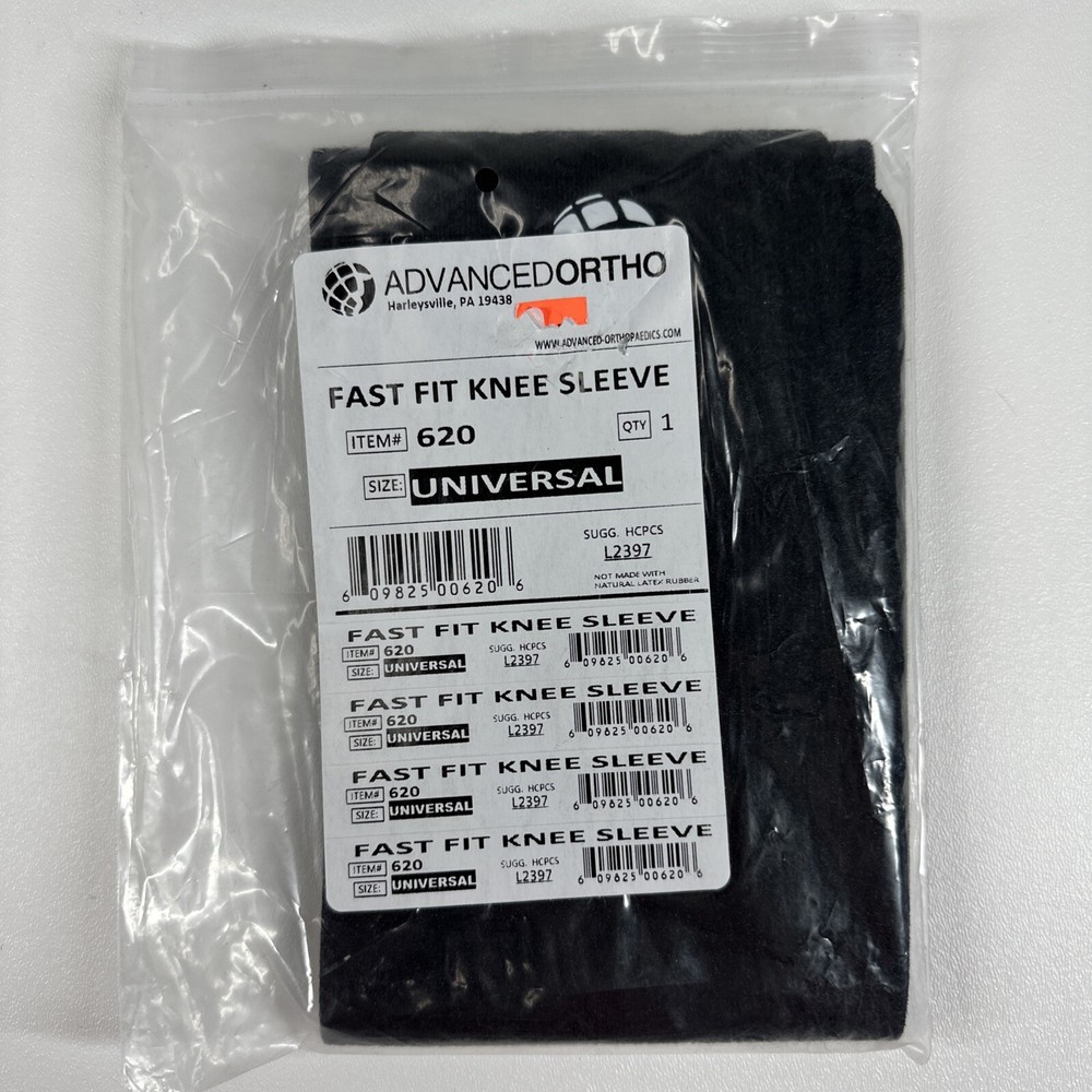 Advanced Ortho The Fast Fit Knee Sleeve 620 Universal One Size Fits All L2397