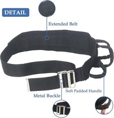 Gait Belt with Handles for Seniors Nursing Staff Transfer Belt for Elderly