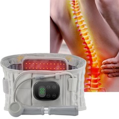 Heating Massager Belt Lumbar Waist Heating Brace Support Compress Belt Portable