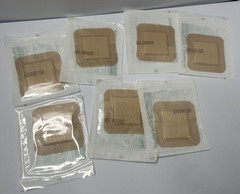 7pk CAKRNPS Silicone Foam Dressing With Border 3x3in Sterile Waterproof