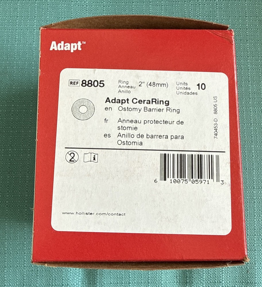 10 Count Hollister 8805 Adapt CeraRing Barrier Rings 2″ (48mm)