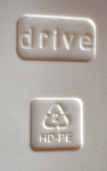 „drive“ Replacement SEATBACK ONLY, Heavy Duty Aluminum, Off White HD-PE Plastic