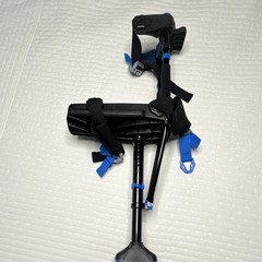 iWALK Hands Free Crutch Adjustable Height Adult Manual Knee Crutch Black one use