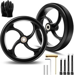 Durable 2 PCS 7-Inch Replacement Wheels for Wheelchairs – Eco-Friendly Material