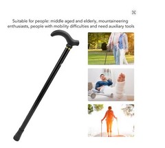 Adjustable Folding Walking Cane Collapsible Senior Mobility Stick
