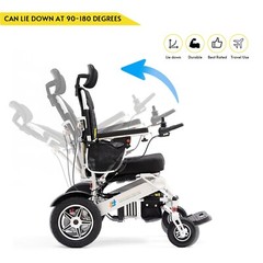 Lightweight Electric Wheelchair Mobility Chair Folding Electric Power Wheelchair