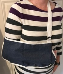 Rose Healthcare #2078 Denim Blue Arm Sling, One Size