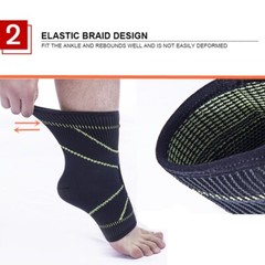 1-4pcs Ankle Brace Compression Sleeve Support Socks Foot Fasciitis Pain Relief