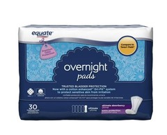 2 PACK Women’S Incontinence Pads, Overnight (30 Count)