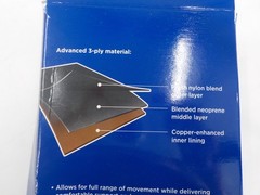 WALGREENS KNEE SUPPORT COPPER-INFUSED FABRIC FITS LEFT RIGHT ONE SIZE FITS MOST