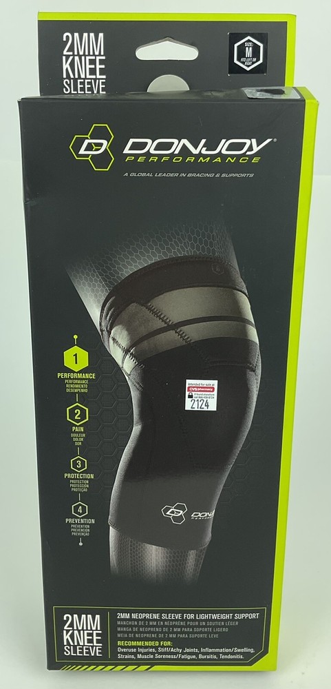 DonJoy Performance Compression 2MM Neoprene Knee Sleeve Medium