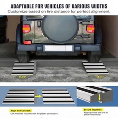 Nuvium 4″ Rise Modular Threshold Ramp for Doorways, Stable Wheelchair Ramp fo