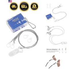 Hearing Aid Clips Adjustable Hearing Aid Lanyard Anti-Lost BTE Clip with 3 Pa…
