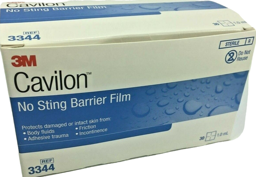 30 Cavilon 3344 No Sting Barrier Film Wipes 1.0 mL Made in USA Exp 05/25-27*Note