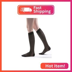 Allegro 8-15 mmHg Essential 81 Sheer Knee High Support Hose for Women – Light Co