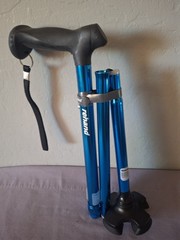 Rehand Foldable & Adjustable Walking Cane 350Lbs Capacity #RH100754 NEW