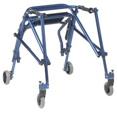 Drive Medical Nimbo 2G Mobility Aid Posterior Walker, Medium, Knight Blue