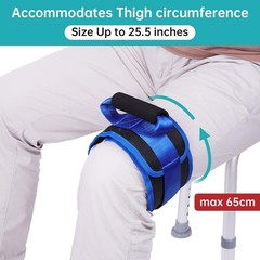 2-Pack Thigh/Leg Lifter Strap, Pull Belt, Transfer Device for Elderly & Disabled