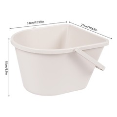Mobile Toilet Chair 37-52cmAdjustable For Adult Senior Bath Seat Bedside Commode