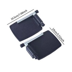 Wheelchair Footrest Pedal Nonslip Texture Foot Plate Pedal Replacement