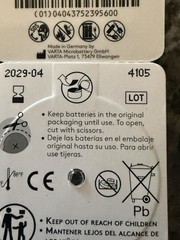NEW 10 Pack Duracell Size 13 Activair Hearing Aid Batteries Exp 4/2029