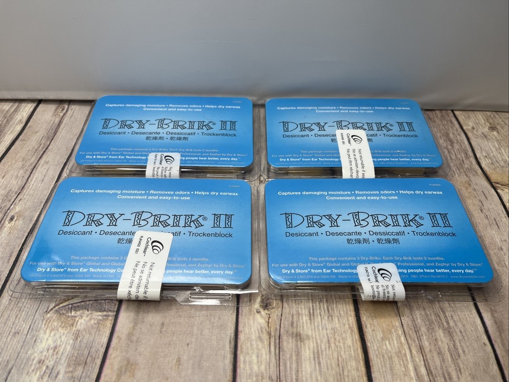 Dry-Brik II Desiccant Blocks Dry & Store 4 Packs of 3 = 12 Dry Brik dry-briks