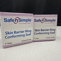 2 Safe N Simple Moldable Skin Barrier 2 Inch Rings Ostomy Supplies (20) EXP 2028