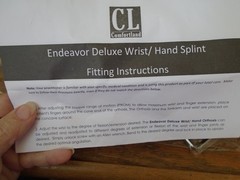 Comfortland Endeavor Deluxe Wrist/Hand Splint Right Or Left Support Brand New
