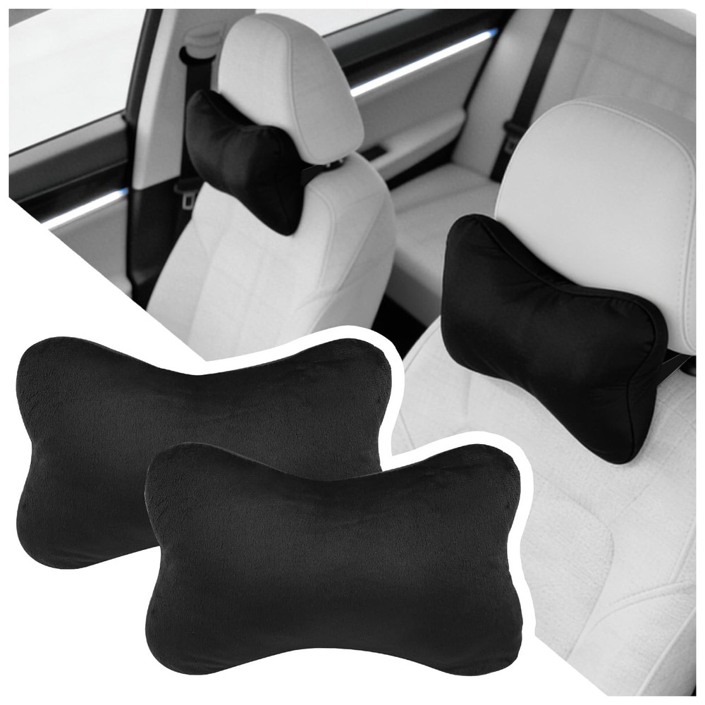 2PCS Car Headrest Pillow Soft & Comfortable,Breathable Car Neck Pillow for Ne…
