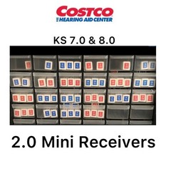 Costco KS 7.0 / 8.0 Replacement mini Receiver For RIC Hearing Aids – All Sizes