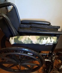 CHOOSE Pair of Fabric Wheelchair Armrest Cover (#EB6TR-7455)