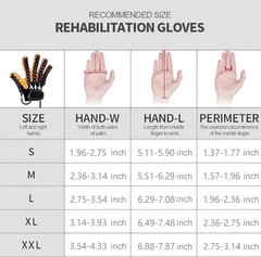 XUETAO Right Hand Rehabilitation Left Hand Training Gloves /Hand Size L