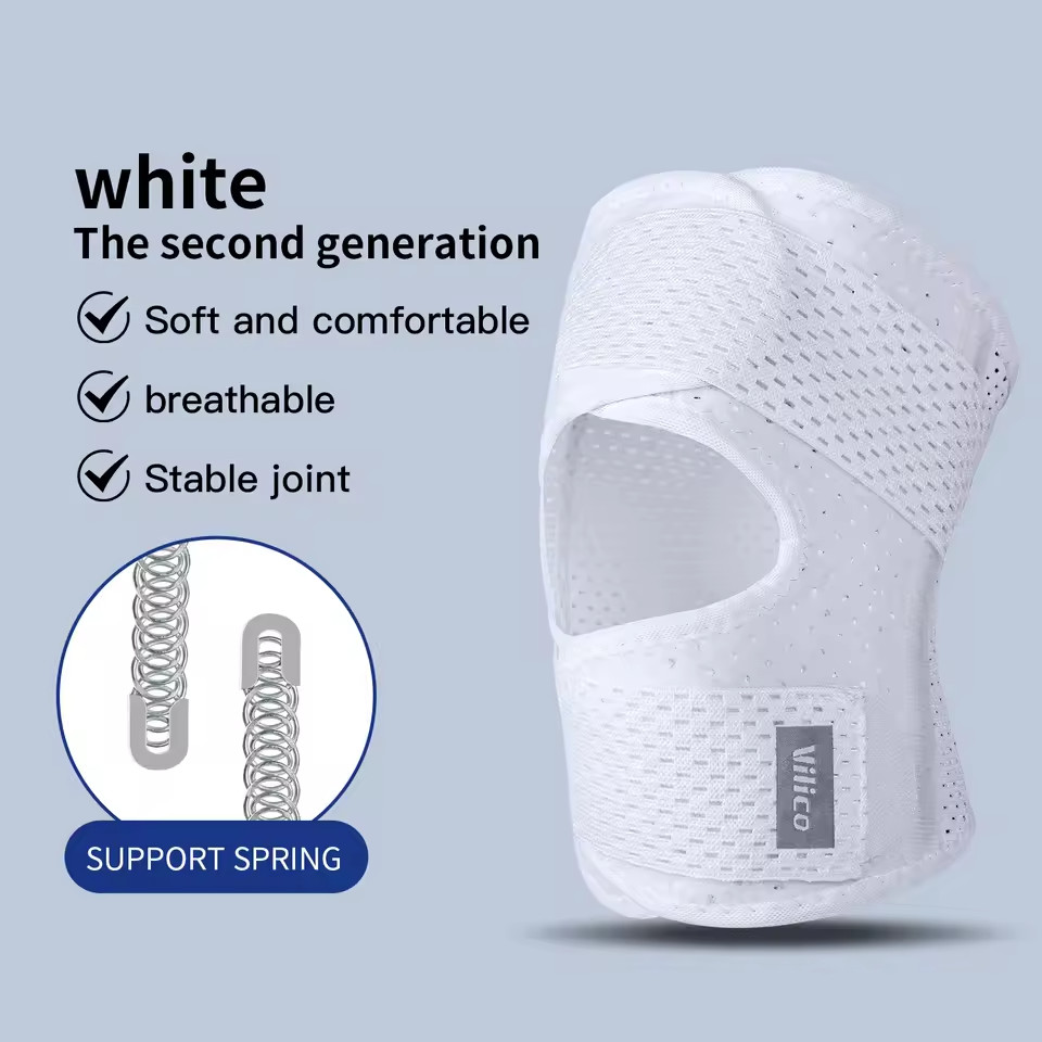 Knee Compression Support Sleeve Sports Brace Running Hiking Gym Pain Relief Pad