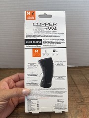 Copper Fit Copper Infused Knee Compression Sleeve Size Medium Unisex NEW