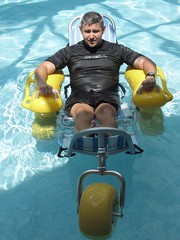 Waterwheels Floating Beach Pool Sand Balloon Wheelchair