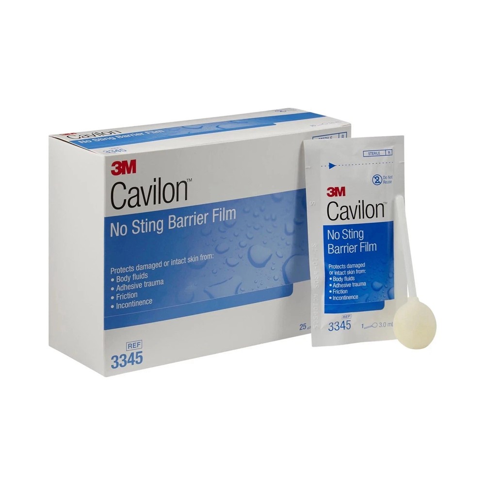 25 Ct 3M Cavilon 3345 No Sting Barrier Film 3mL Wands Exp. 2027-28 *Note