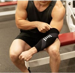 Elbow Compression Sleeve Support for Weightlifting Tennis Golf Tendinitis Medium