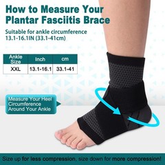 Consss Ankle Brace, Achilles & Plantar Fasciitis Relief Compression One Size