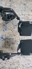 Drive Medical Folding Transport Wheelchair Full Arm Removable SwingAway Footrest