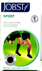 JOBST Sport Active Medical Compression Socks 20-30 MmHG Large Grey/Girls