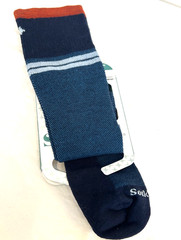 SockWell M-L Moderate Compression Socks Men’s NewWTags USA Navy Light cushion
