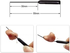 Earmold Vent Cleaning Tool Kit for Hearing Aid Earpiece Cleaner 3 Piece Set NEW
