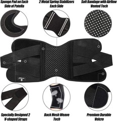 Knee Brace Compression Support ACL Meniscus Tear Arthritis Pain Relief Sleeve