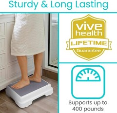 Stackable Bath Step – Slip Resistant – 4.5″ Height – Indoor/Outdoor Safety Stool