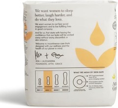 Attn: Grace Moderate Incontinence Pads for Women, 28-Pack – High Absorbency, Bre